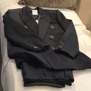 Harve Bernard Grey Flannel Pant Suit 6